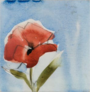 painted flower art