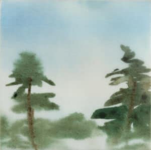 painted trees artwork