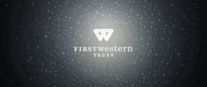 First Western Trust on black background