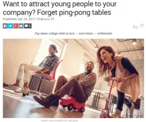 Image of people racing scooters