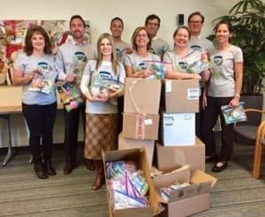 Photo of volunteers at the Event for the Boulder Homeless Shelter